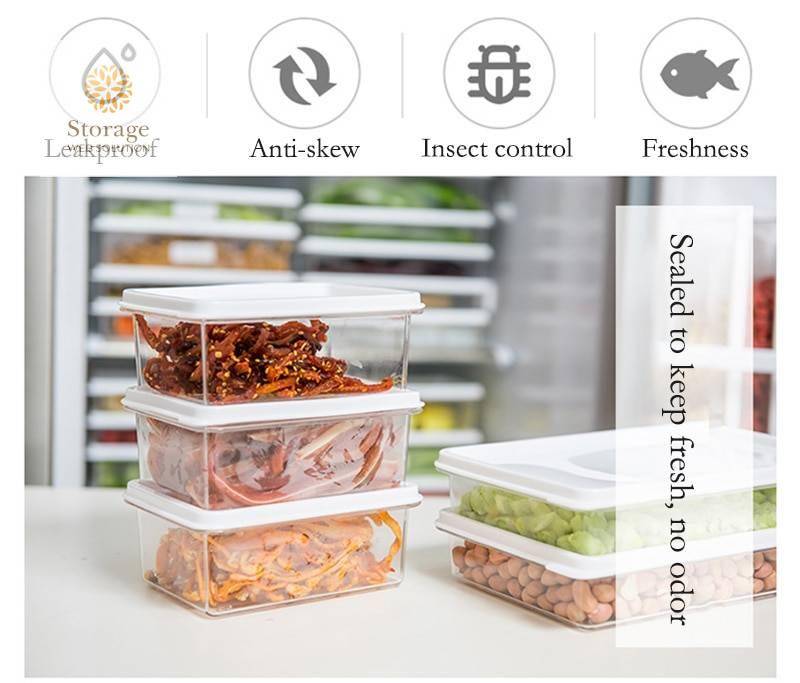 Food Storage Organizer Container with Lid
