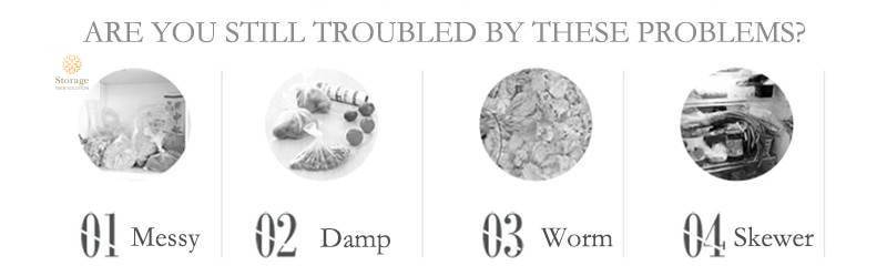 Food Storage Organizer Container with Lid