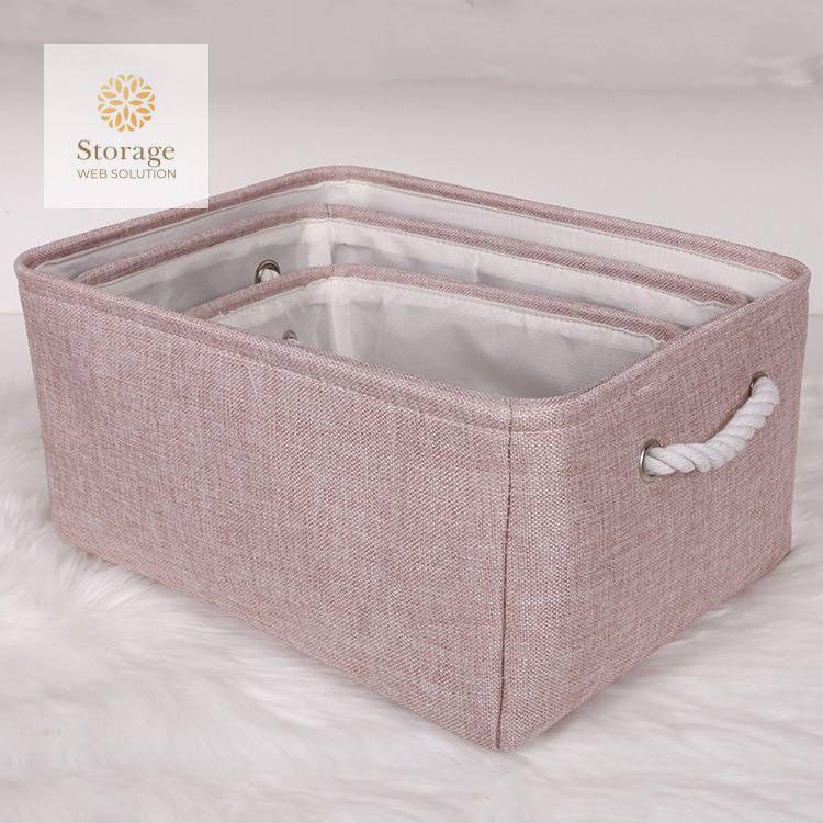 Foldable Linen Storage Basket