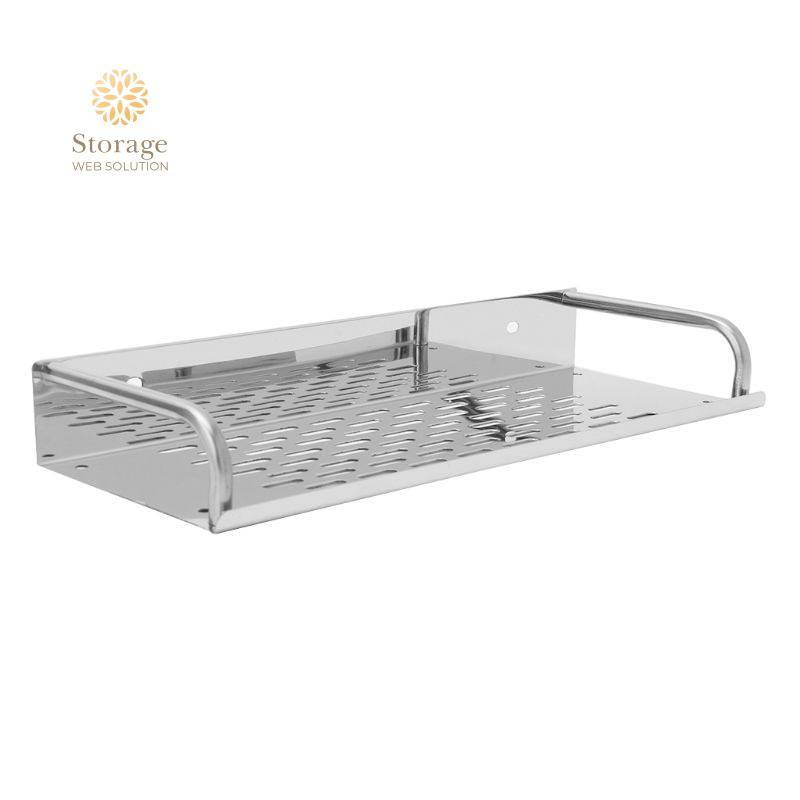 Stainless Steel Screw Mounted Bathroom Shelf Stainless Steel Screw Mounted Bathroom Shelf