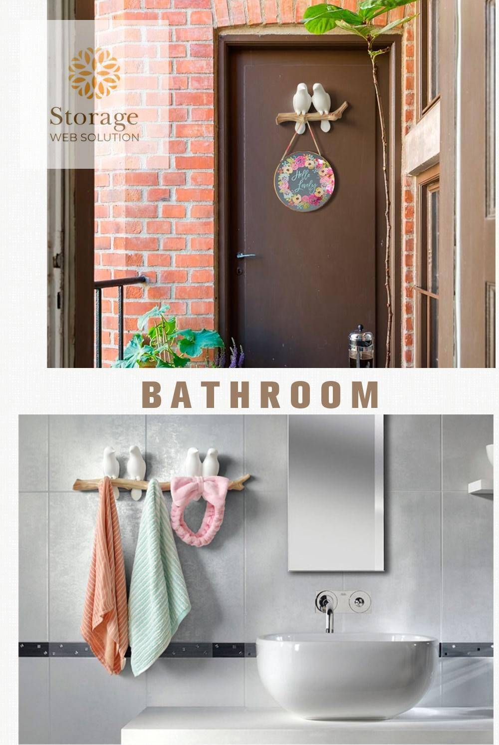 Resin Decorative Wall Key Hanger