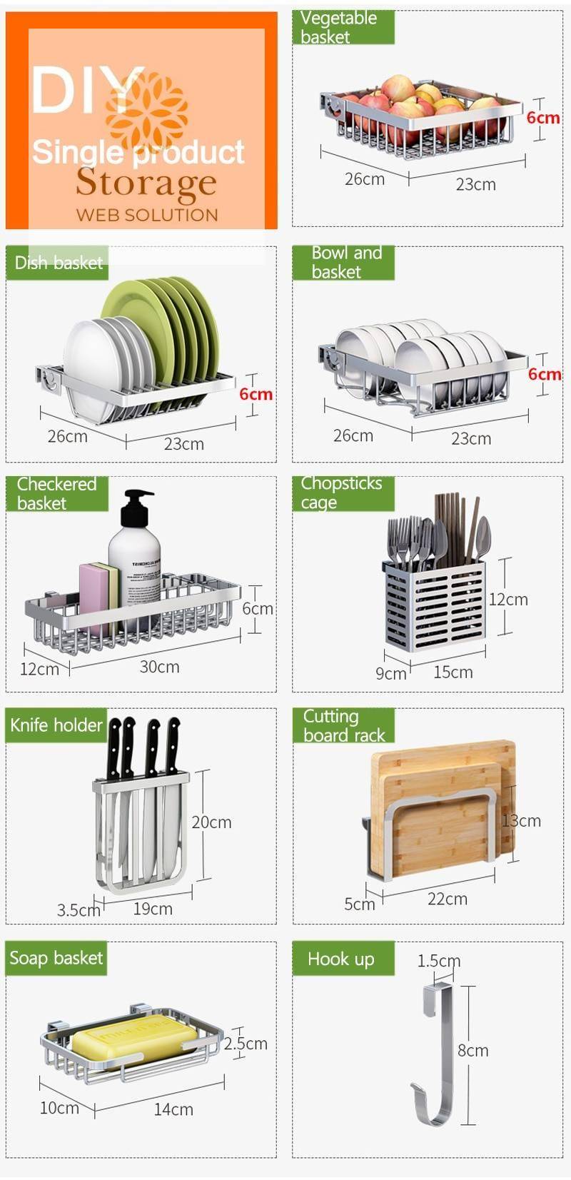 Kitchen Storage Holder Rack Kitchen Storage Holder Rack