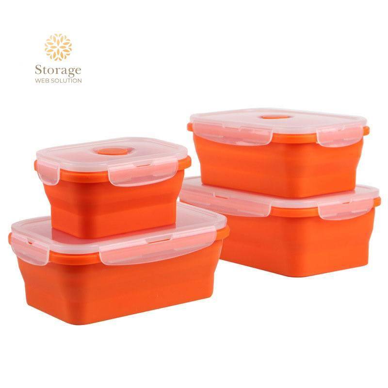 Portable Colorful Folding Food Storage Container