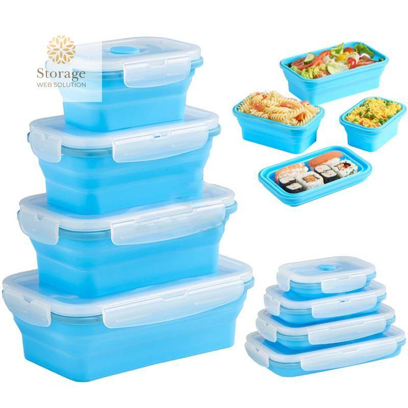 Portable Colorful Folding Food Storage Container
