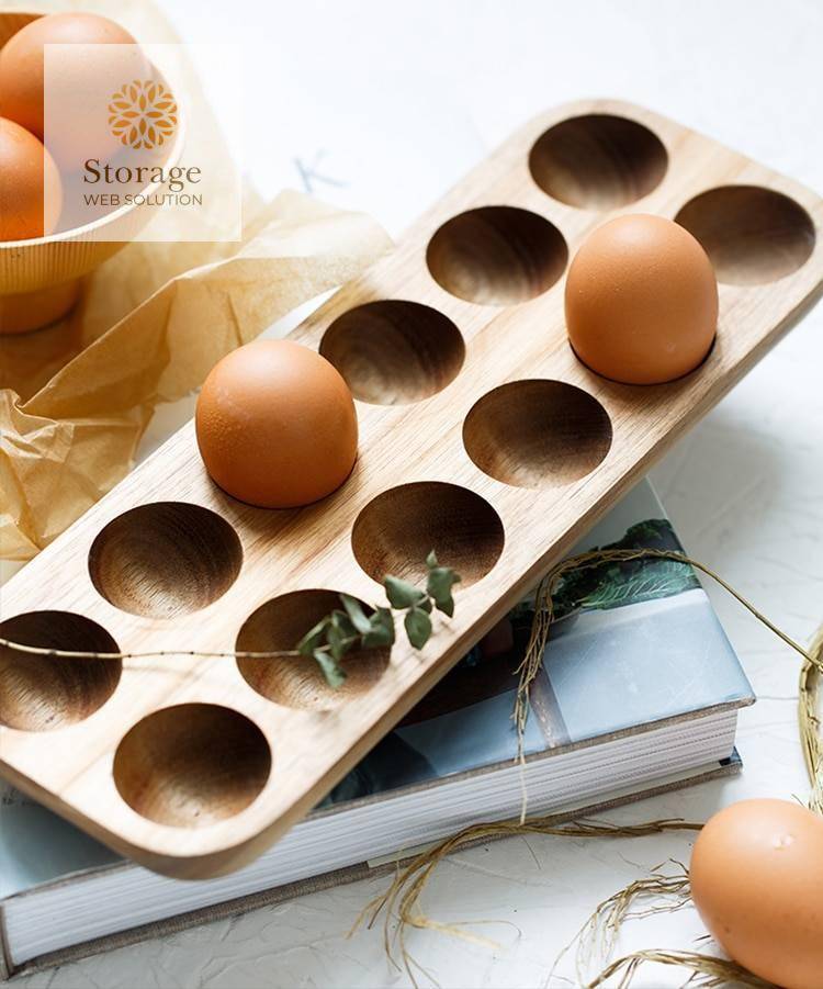 Double Row Egg Storage Boxes