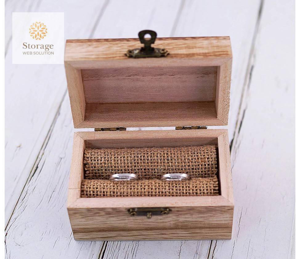 Personalized Wooden Ring Box